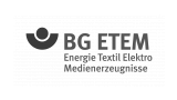 Logo: Berufsgenossenschaft Energie Textil Elektro Medienerzeugnisse